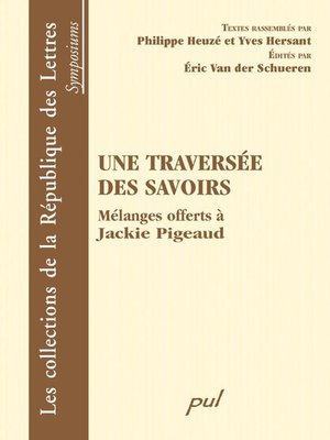 cover image of Une traversée des savoirs